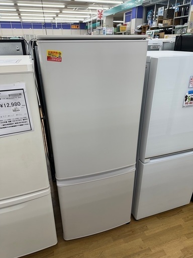 【ドリーム川西店御来店限定】三菱　
冷蔵庫 MR-P15F-W　2020年製／クリーニング済み 【2125560000020187】
