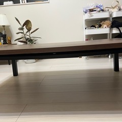 こたつ　テーブル　センターテーブル　ブラウン　グレー　ローテーブル　モダンデコの画像