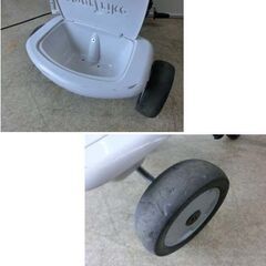三輪車 スマートトライク 水色 日よけ付き 舵取り棒付き 荷物入れ付き 安全ガード付き　パステルカラー ベビーカー 札幌 西野店の画像