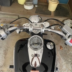 激安 部品取りNC45シャドウ400エンジン始動の画像