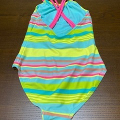女児　カラフル水着130cmの画像