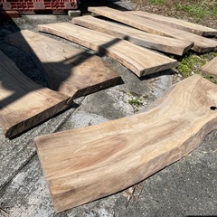 一枚板 テーブル イス DIY用
 の画像