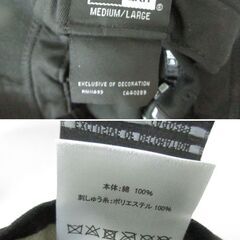 ( M-674 )NEW ERA ニューエラ バケットハット 帽子 ブラック 黒 中古の画像
