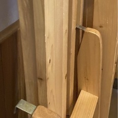 ベット用階段　木材　　の画像
