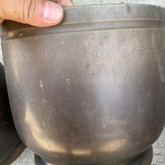 火鉢　銅製？　3点　アンティークの画像