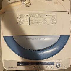 SHARP 洗濯機 ES-GE55P-A 5.5kg（2015年製／動作確認済み）★直接お引き取り限定！の画像