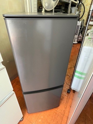 冷蔵庫三菱22年146L一人暮らし用2ドア右開き仙台市内無料配達