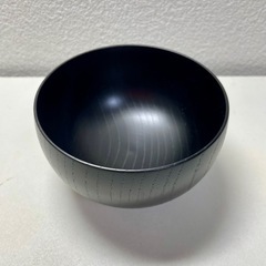 【2点セット】しらさぎ椀 M 漆黒　けやき・さくら の画像