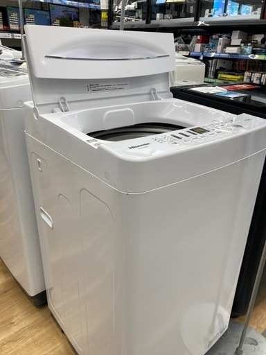 【トレファク高槻店】安心の6ヶ月間保証！取りに来られる方限定！Hisense（ハイセンス）の全自動洗濯機のご紹介です！