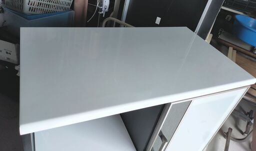 セール中につき、通常特価15,378円より20％引きの12,302 円!　ニトリ キッチンカウンター モデル ポスティア 90 BK 幅90.5cm 奥行き50cm 高さ100.5cm 食器棚 レンジ台 ①