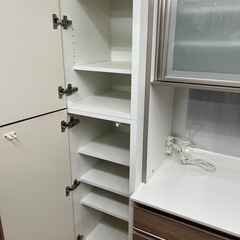 【リサイクル市場エコ伊川谷】 AYANO / 綾乃製作所 キッチンボード 食器棚 幅237高さ171奥行50cm 上代35万【取りに来られる方限定】の画像