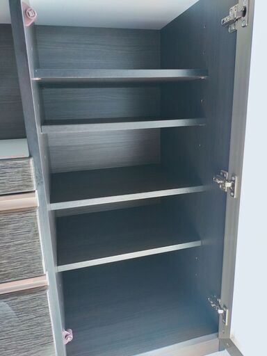 ニトリ キッチンカウンター モデル ポスティア 90 BK 幅90.5cm