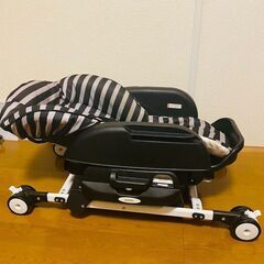 【ベビー用品２点セット】スイングハイローラック、バギーの２点の画像