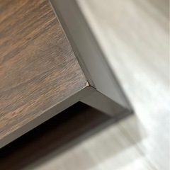 ローテーブル 木目調の画像