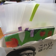 使用済品　クリアファイルの画像