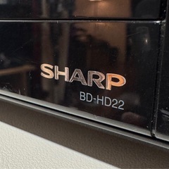 【ジャンク】SHARP ブルーレイレコーダー BD-HD22の画像