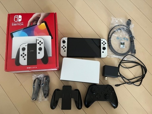 美品！Switch有機EL コントローラー付