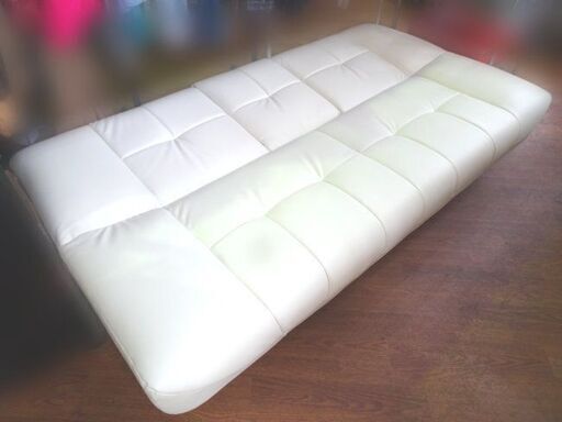 NITORI/ニトリ□ソファーベッド Nシールド(NSクリーン ピナ4 WH) 白 3