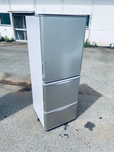 ジャンク品】SHARP ノンフロン冷凍冷蔵庫 SJ-W352D-N
