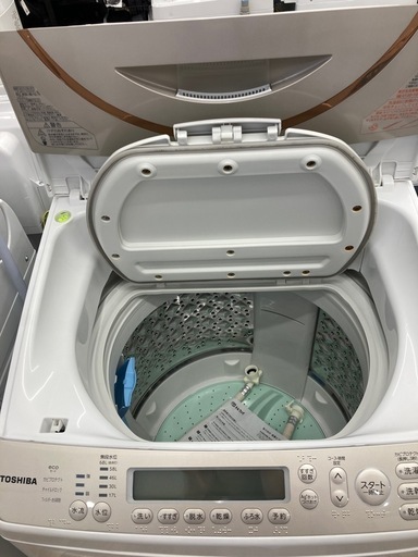 【トレファク高槻店】安心の6ヶ月間保証！取りに来られる方限定！TOSHIBA（東芝）の全自動洗濯機のご紹介です！