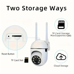 【4個セット】WiFi 防犯カメラ セキュリティカメラ 赤外線ナイトビジョンの画像