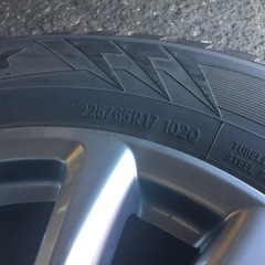 CX-5等 225/65R17 アルミホイール付スタッドレスタイヤ 4本セットの画像