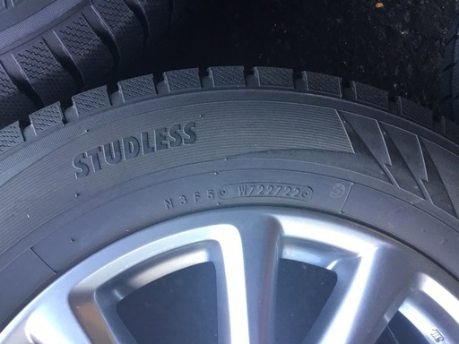 CX-5等 225/65R17 アルミホイール付スタッドレスタイヤ 4本セット