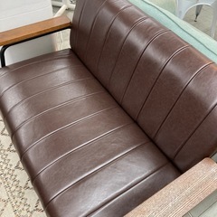 ⭐︎美品⭐︎ニトリ　2Pソファー　ステインの画像