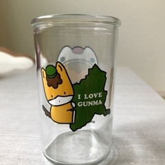 ぐんまちゃん　ガラス器の画像