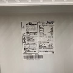 リユースマン倉敷、冷蔵庫130L、ホワイト、ハイセンス、HR-D1302、2018年製、の画像