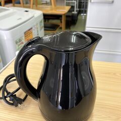 【リサイクルショップ ピカソ 小松原】☕🔥【✨2023年製✨ワンプッシュ式】FUJILIFE 電気ケトル F-1260（1.2L・ブラック）🔥☕★0856★の画像