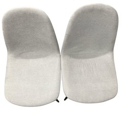 ダイニングチェア 2脚セット おしゃれ 椅子 イス 北欧 レトロ モダン 中古品　縦40横45高85座面高44の画像