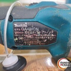 ✨マキタ　中古　GA404DZ　充電式ディスクグラインダ　18V　100ｍｍ✨うるま市田場✨の画像