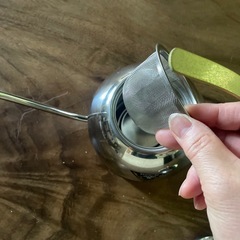 美品ステンレス　ティーポット　　ティーサーバー　やかん　コービードリップポット の画像