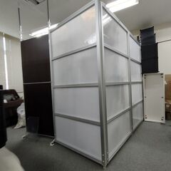 【横浜】COMANY/コマニー アクティス 半透明パーティション ７枚セット 間仕切り ミーティングスペース オフィスの画像