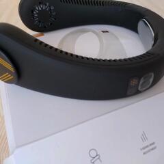 【2点決まりました￥2500】新品未使用！ネックファン ネッククーラー 熱中症対策 充電式 ブラックの画像