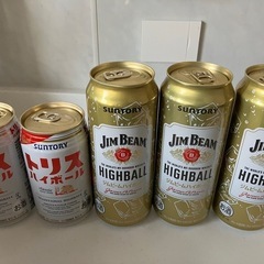 『お話中』トリスハイボール、ジムビームハイボール