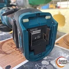 ✨マキタ　中古　GA418D　充電式ディスクグラインダ　18V　100ｍｍ　本体のみ✨うるま市田場✨の画像