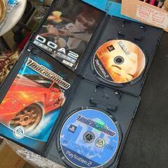 0722-071 PlayStation 2用ソフト　4個セットの画像