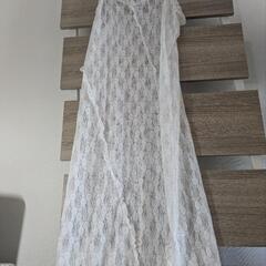 未使用美品　SHEIN dazy ホワイト レース キャミワンピース フリルの画像