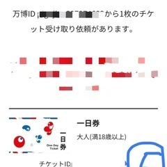 大阪万博 EXPO チケット 大人（2枚）の画像