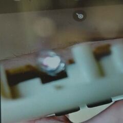 ジャンク扱い TOSHIBA リモコン送信機 WX-A2N 赤外線発光・ディスプレイ表示確認済み エアコン用 単4電池2本式 東芝 札幌市 清田区 平岡の画像