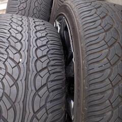 レクサス RX モデリスタ 
純正オプションアルミホイール 
22インチ 9J +35 5H/114.3   
タイヤ/ホイール4本セット
純正空気圧センサー付きバルブ  の画像
