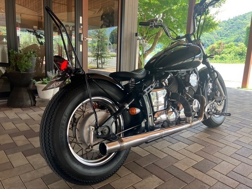 予備検査付き❗️YAMAHA ドラックスター400 カスタム　VH01J 初年度登録H16年　純正イモビライザー付き　機関良好　外装オールペイント済み