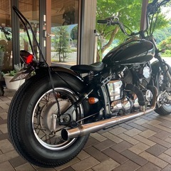 車検R7.10月迄！YAMAHA ドラックスター400 カスタム　VH01J 初年度登録H16年　純正イモビライザー付き　機関良好　外装オールペイント済みの画像