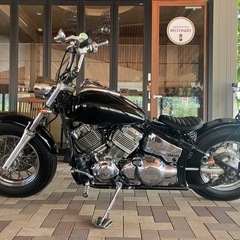 車検R7.10月迄！YAMAHA ドラックスター400 カスタム　VH01J 初年度登録H16年　純正イモビライザー付き　機関良好　外装オールペイント済みの画像