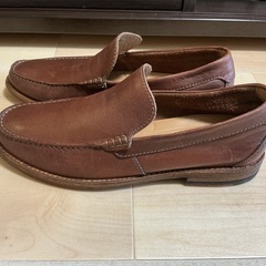 福岡市博多区引き取り限定　clarks  クラークス　ローファー　スリッポン　UK8 US9 ２６cm の画像