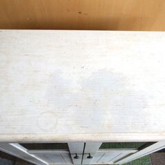 ニトリ 食器棚 幅58.5×奥行36×高さ92m リズバレー  キッチン収納 キャビネット NITORI 白 ホワイト  札幌市 北20条店の画像