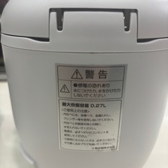【KOIZUMI炊飯器】【1.5合炊き】2021年製★クリーニング済み/6ヶ月保証付き【管理番号12207】野の画像