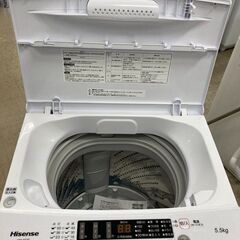 J5510【リユースのサカイ柏店】　洗濯機　Hisence　5.5kg洗濯機　HW-K55E　2022年製 動作確認　クリーニング済み 参考価格25,480円の画像
